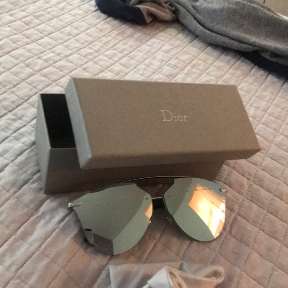 Authentic Dior Reflected aviators (silver mirror) - Picture 5 of 6